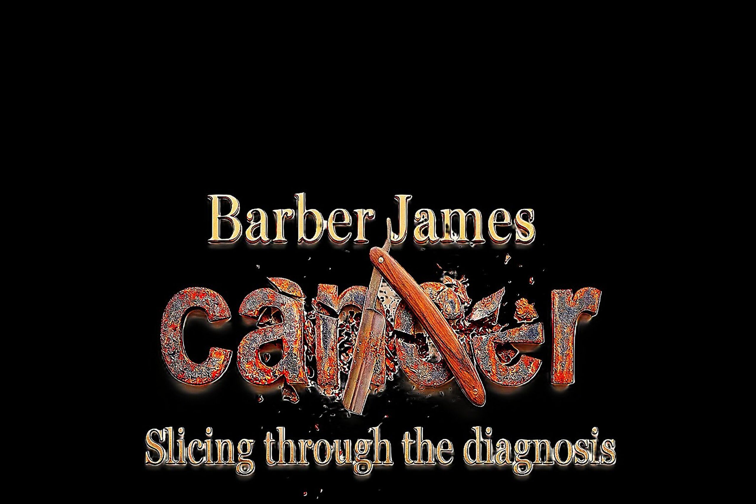 Barber James cancer awareness design