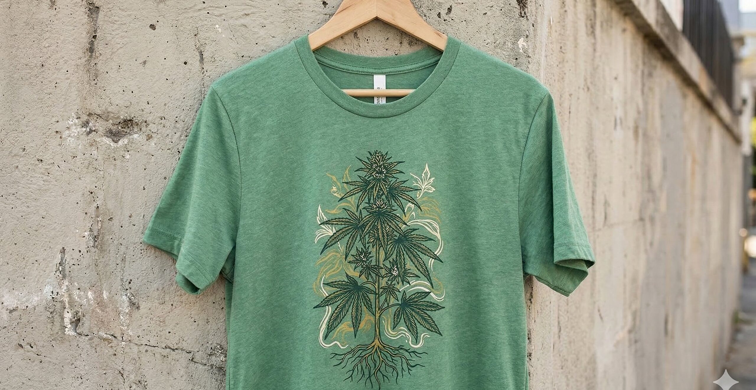 Cannabis plant tee