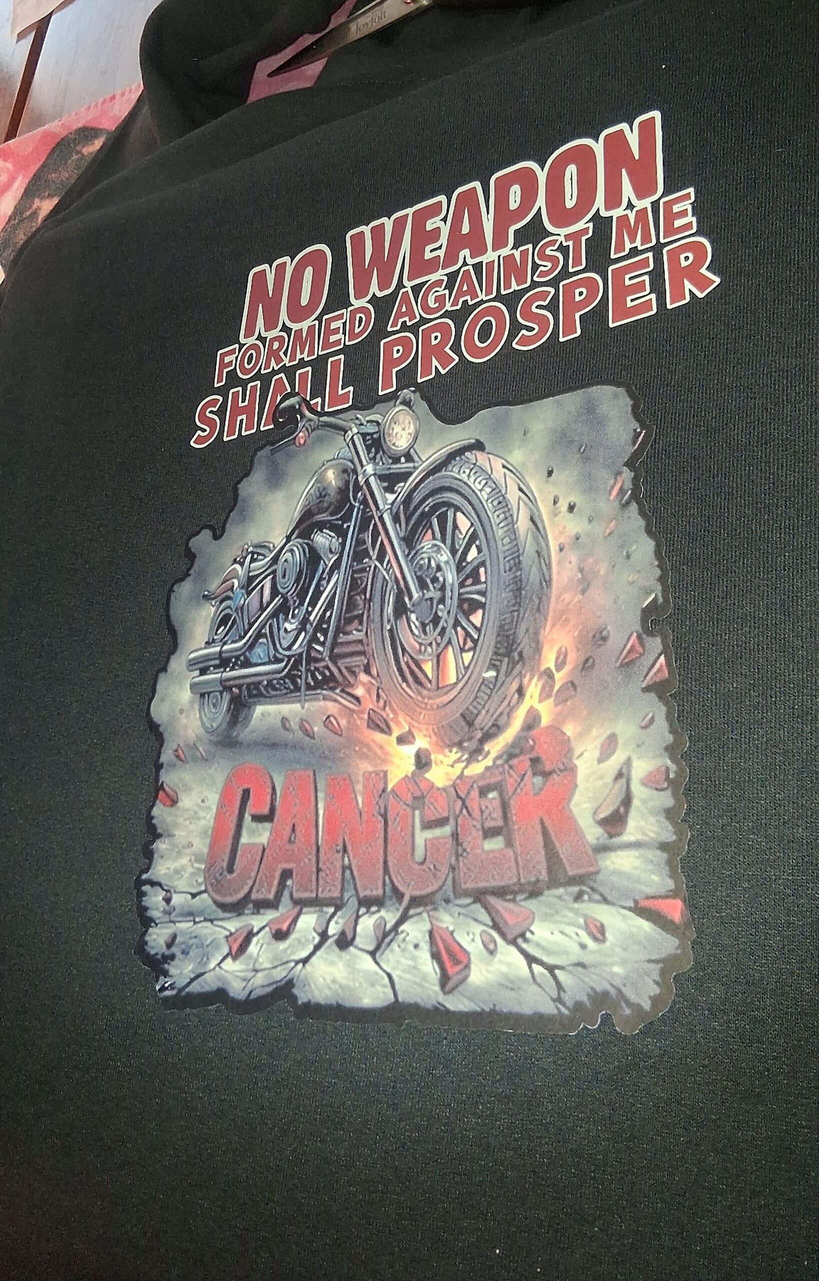 No weapon cancer awareness tee