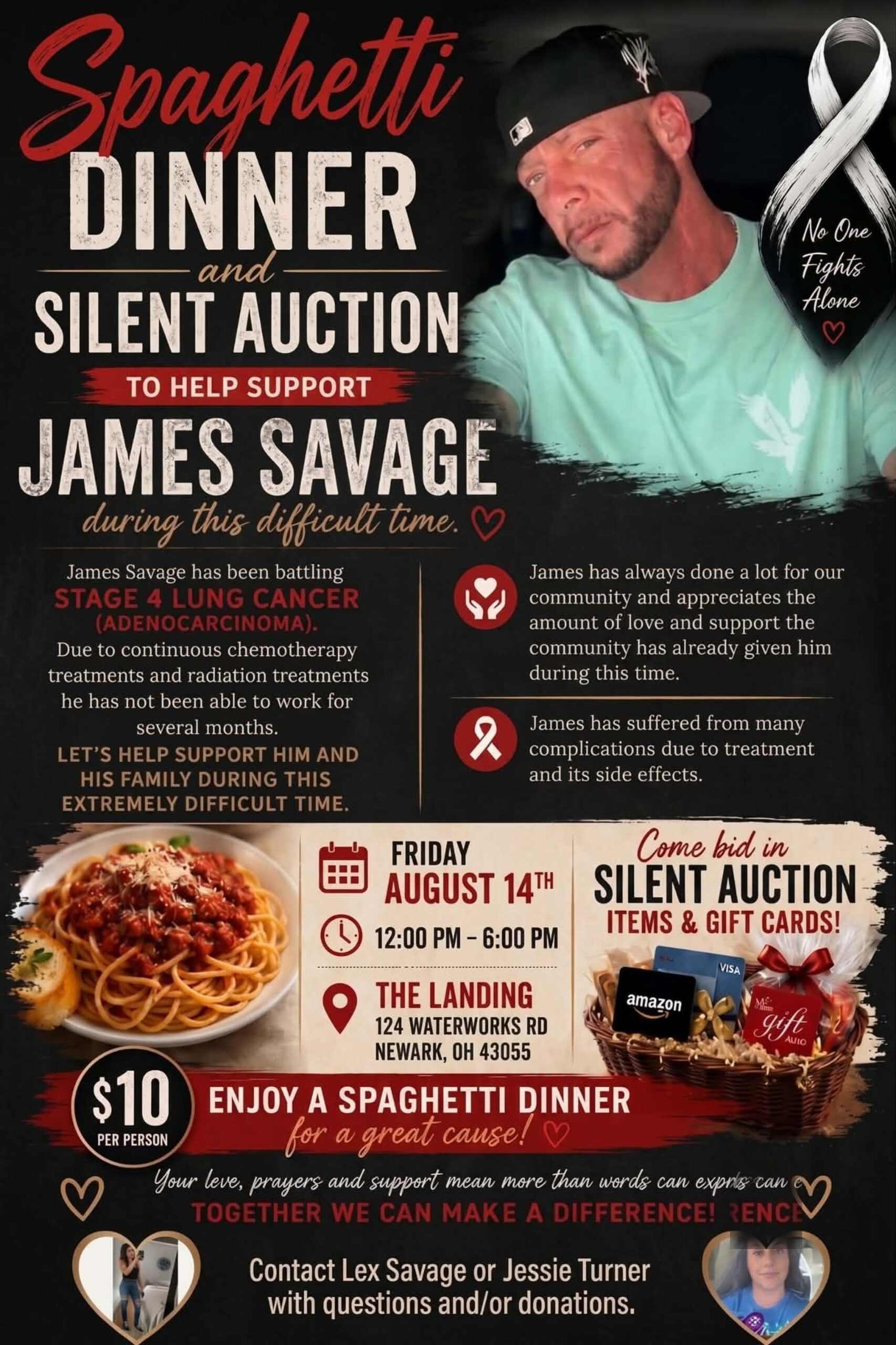 Spaghetti Benefit Flyer